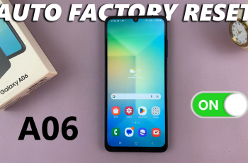 How To Enable Auto Factory Reset After 20 Failed Unlock Attempts On Samsung Galaxy A06