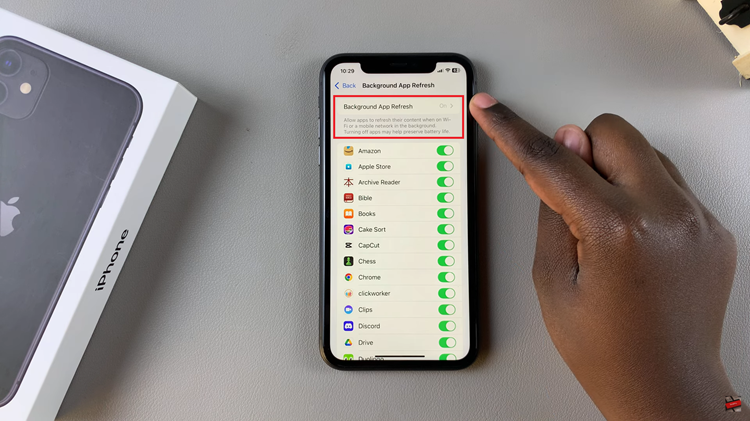 How To Enable & Disable Background App Refresh On iPhone 11