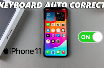 How To Enable Keyboard Autocorrection On iPhone 11