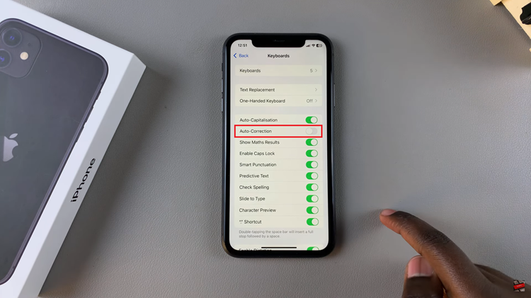 How To Enable Keyboard Autocorrection On iPhone 11