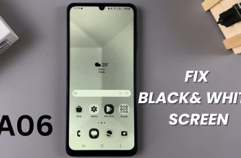 How To FIX Black & White Screen On Samsung Galaxy A06