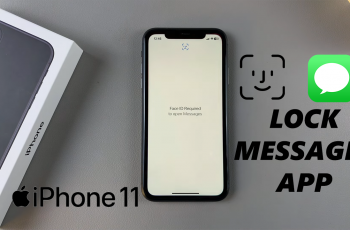 How To Lock Messages App On iPhone 11