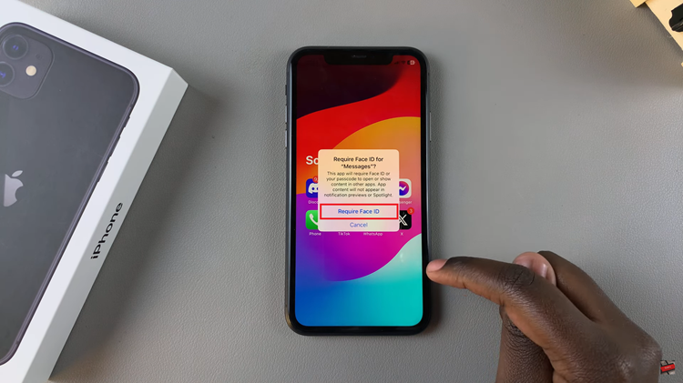 How To Lock Messages App On iPhone 11