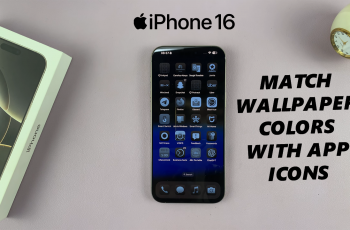 How To Match App Icon Colors With Wallpaper On iPhone 16