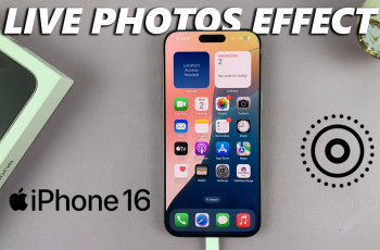 How To Remove Live Photo Effect On iPhone 16/16 Pro