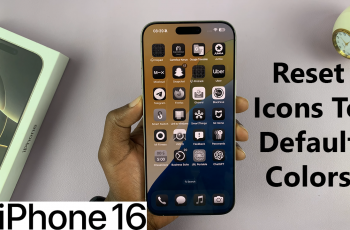 How To Reset App Icon Colors Back To Default On iPhone 16 / 16 Pro