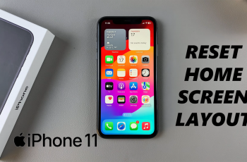 How To Reset Home Screen Layout On iPhone 11