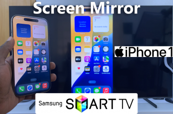 How To Screen Mirror iPhone 16 / 16 Pro To Samsung Smart TV