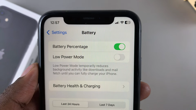 How To Show & Hide Battery Percentage On iPhone 11