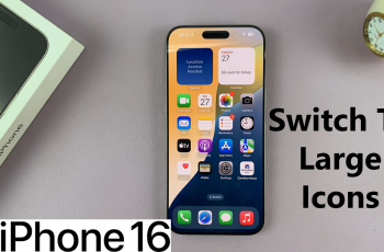 How To Switch To Large Icons On iPhone 16 / 16 Pro