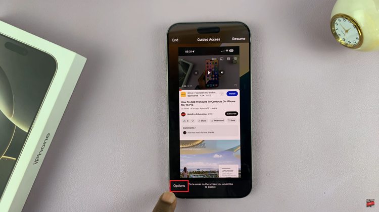 How To Temporarily Disable Touch Screen On iPhone 16