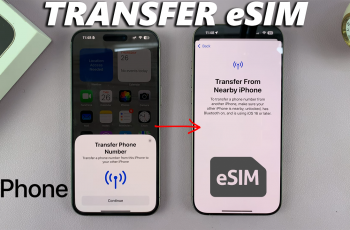 How To Transfer eSIM From One iPhone To Another