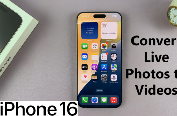 How To Turn Live Photos To Videos On iPhone 16 / 16 Pro