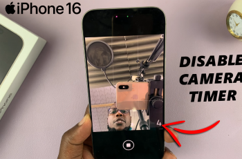 How To Turn OFF Camera Timer On iPhone 16 / 16 Pro