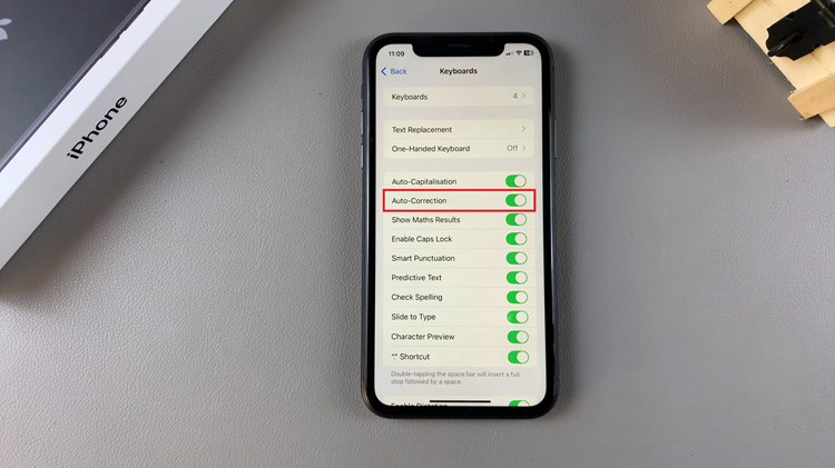 How To Turn OFF Keyboard Auto Correct On iPhone 11