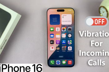 How To Turn OFF Vibration For Incoming Calls On iPhone 16 / 16 Pro