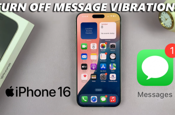 How To Turn OFF Vibration For Messages On iPhone 16/16 Pro