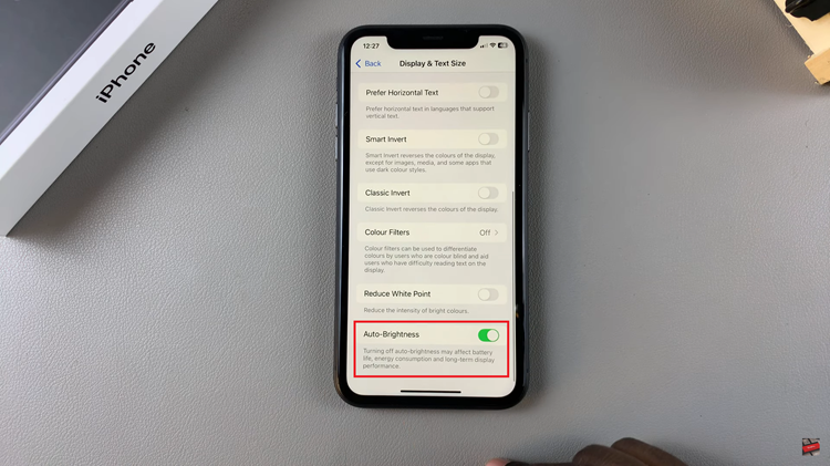 How To Turn ON Auto Brightness On iPhone 11