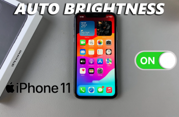 How To Turn ON Auto Brightness On iPhone 11