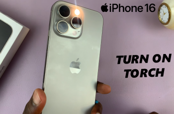 How To Turn ON Flashlight On iPhone 16