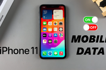 How To Turn ON/OFF Mobile Data On iPhone 11