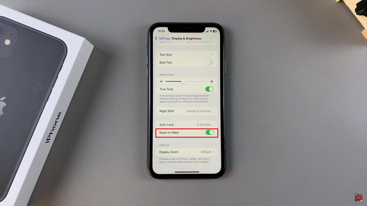 How To Turn ON & OFF Raise To Wake On iPhone 11