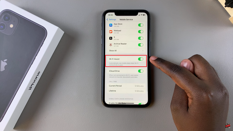 How To Turn ON & OFF WiFi Assist On iPhone 11