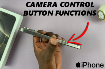 How To Use Camera Control Button On iPhone 16