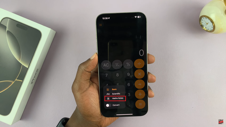 How To Use Maths Notes In Calculator App On iPhone 16
