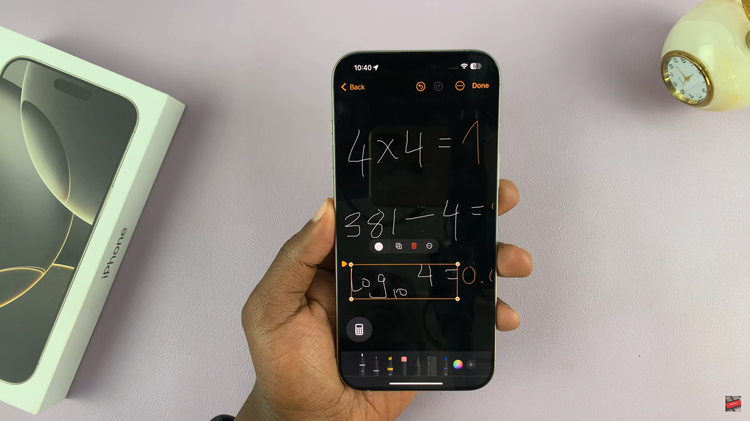 How To Use Maths Notes In Calculator App On iPhone 16