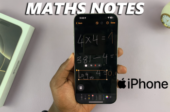 How To Use Maths Notes In Calculator App On iPhone 16/16 Pro