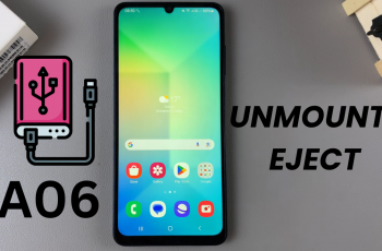 How Unmount /Eject External Hard Disk From Samsung Galaxy A06