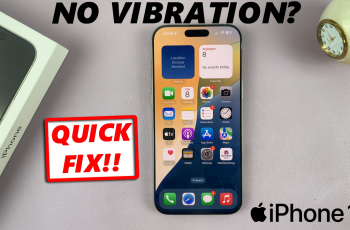 No Vibration On iPhone 16 / 16 Pro – Quick FIX