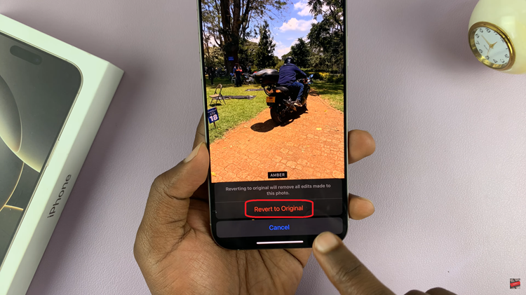 Remove ALL Edits From Photo On iPhone 16 Pro