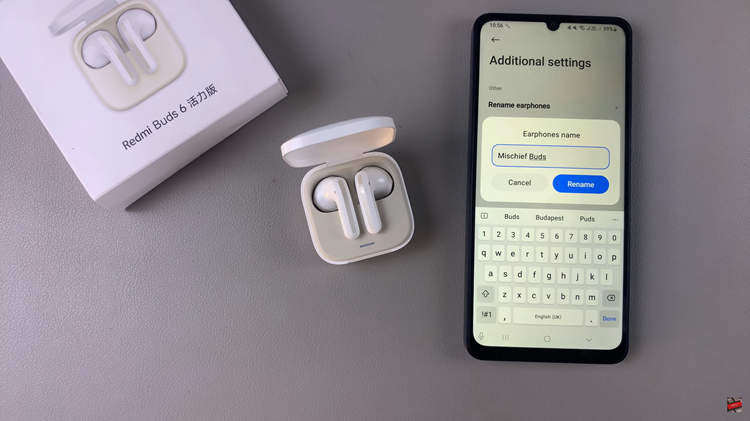 Rename Redmi Buds 6