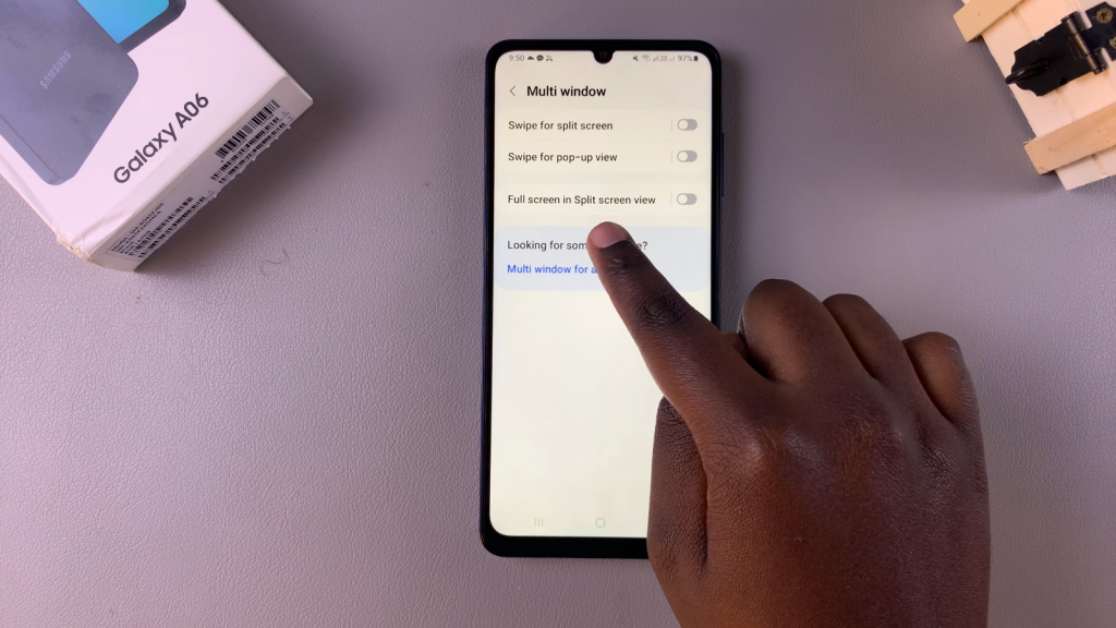 Enable Full Screen In Split Screen On Samsung Galaxy A06