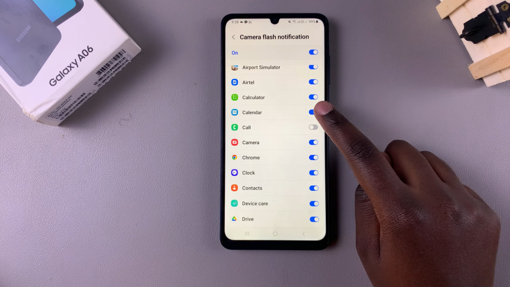  Enable Camera Flash Notifications On Samsung Galaxy A06