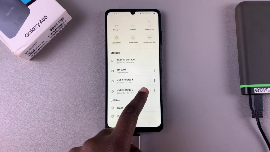  Connect External Hard Disk To Samsung Galaxy A06