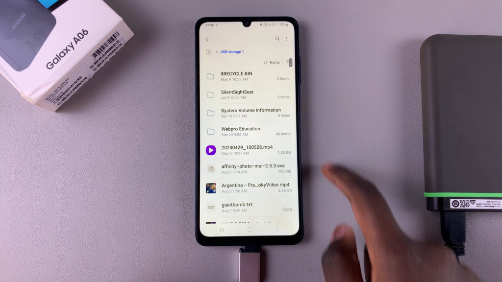  Connect External Hard Disk To Samsung Galaxy A06