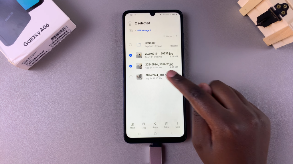  Transfer Files From USB Flash Drive To Samsung Galaxy A06