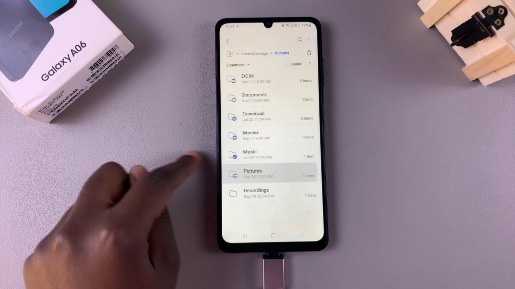  Transfer Files From USB Flash Drive To Samsung Galaxy A06