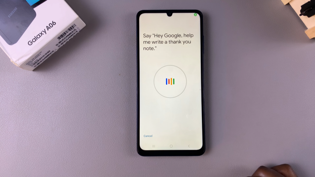 Set Up Google Assistant On Samsung Galaxy A06