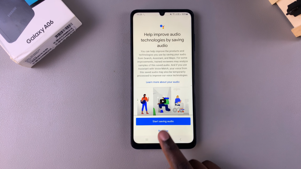 Set Up Google Assistant On Samsung Galaxy A06