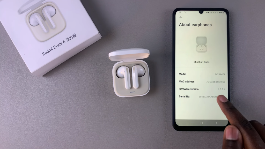 Check Software Version Of Redmi Buds 6