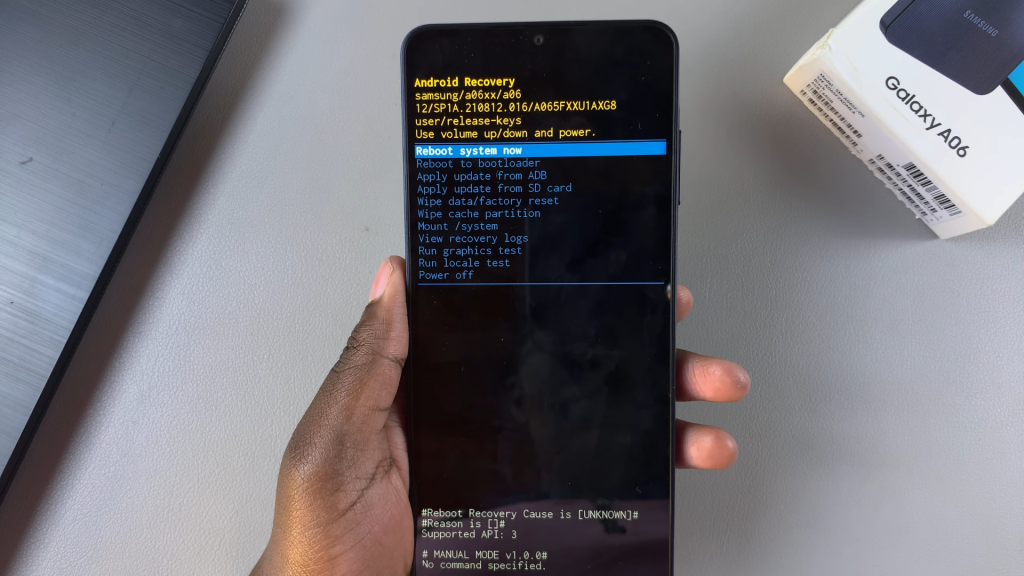 Wipe Cache Partition On Samsung Galaxy A06