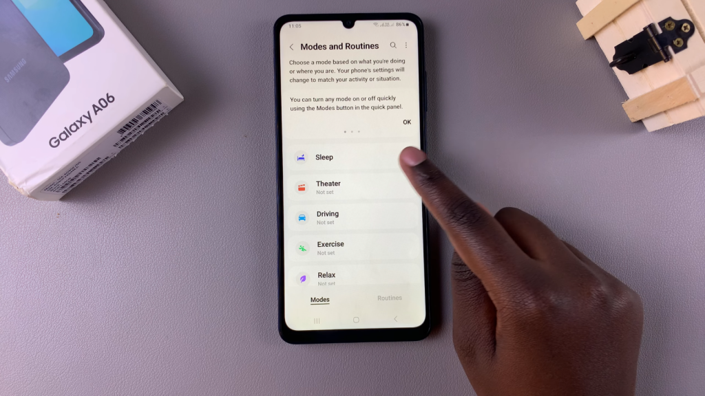 Turn Sleep Mode On/Off Automatically On Samsung Galaxy A06