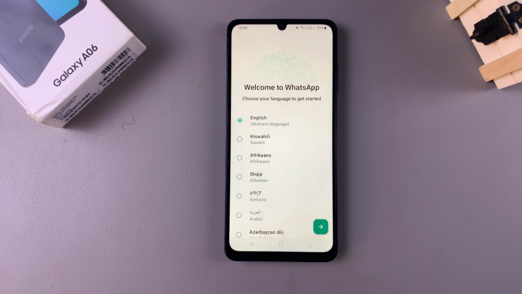 Install & Set Up WhatsApp On Samsung Galaxy A06