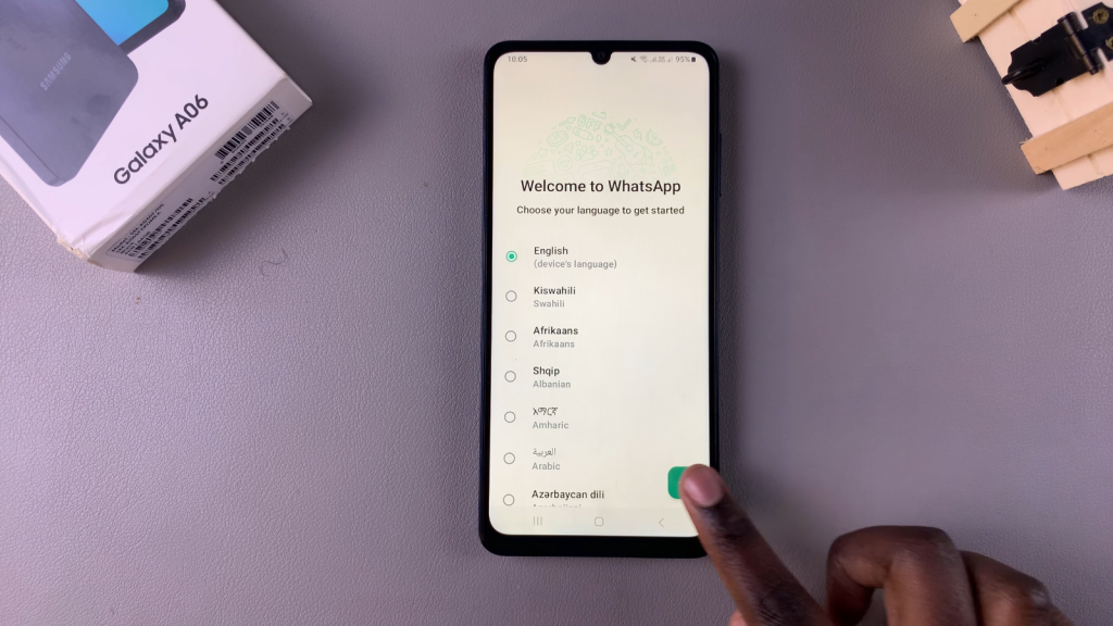 Install & Set Up WhatsApp On Samsung Galaxy A06