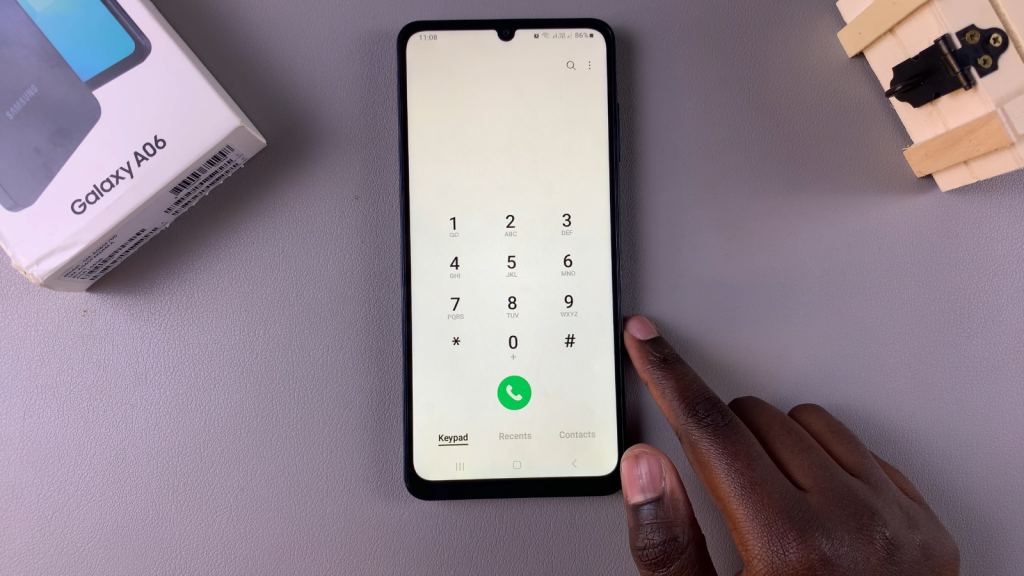 Answer & End Calls With Physical Buttons On Samsung Galaxy A06