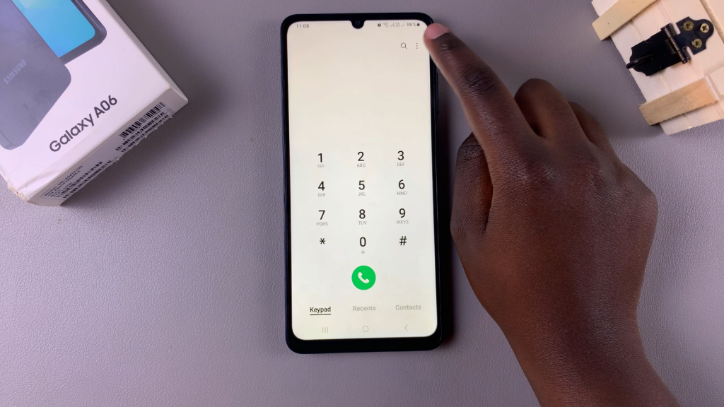 Answer & End Calls With Physical Buttons On Samsung Galaxy A06